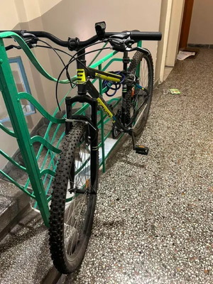 Energy Enigma mountain bike, 29 inch, black, front suspension, v-brakes