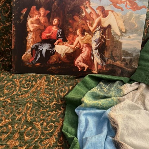 Religious framed picture like new