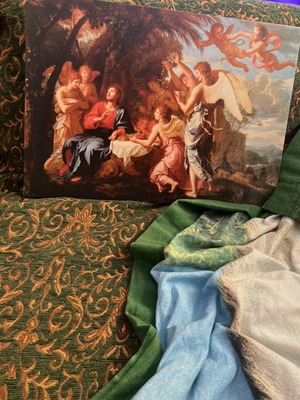 Religious framed picture like new