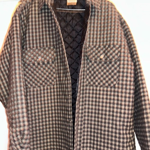 Ash Creek unisex jacket L like new, cotton, black and gray