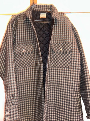 Ash Creek unisex jacket L like new, cotton, black and gray