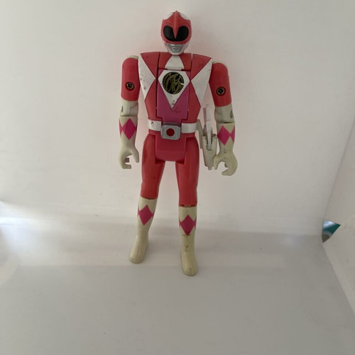 Power Rangers flip head figures used with 3 weapons