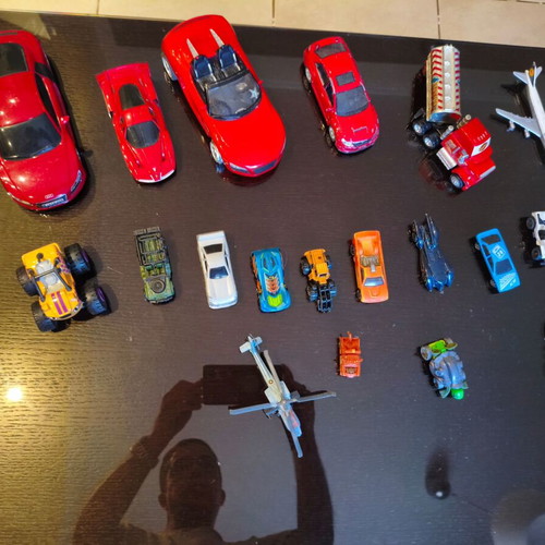 Toy Vehicles Collection used, 28+ pieces including Hot Wheels and Cars