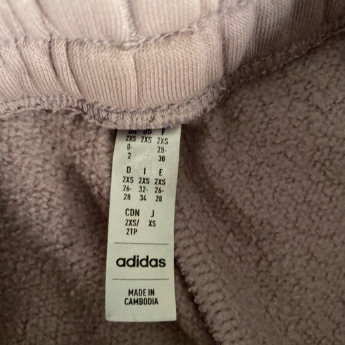 Adidas Essentials fleece sweatpants purple like new