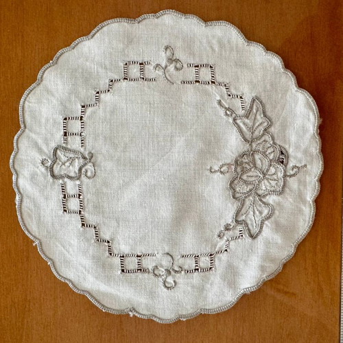 Small Cutwork Doilies set of 8 like new
