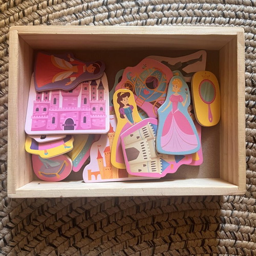 Magnet box with 20 wooden magnets, AS company, ages 2+