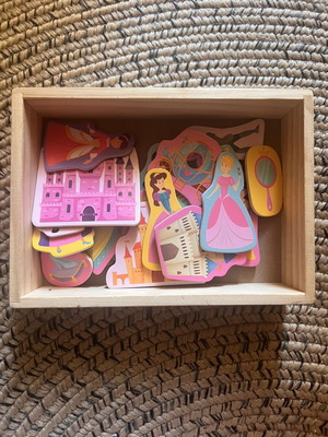 Magnet box with 20 wooden magnets, AS company, ages 2+