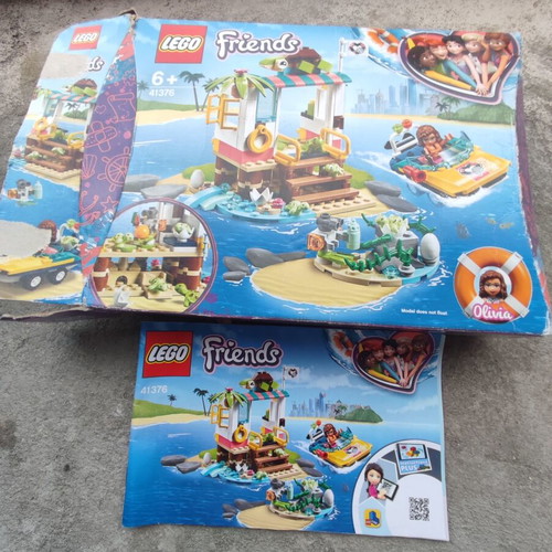 Lego Friends Beach & Rescue Set used, with original box and instructions