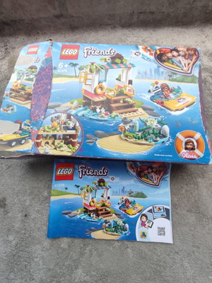 Lego Friends Beach & Rescue Set used, with original box and instructions