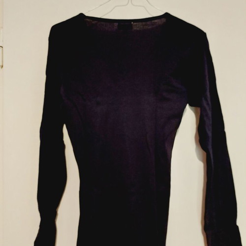 Elvina long-sleeve blouse Medium like new, black