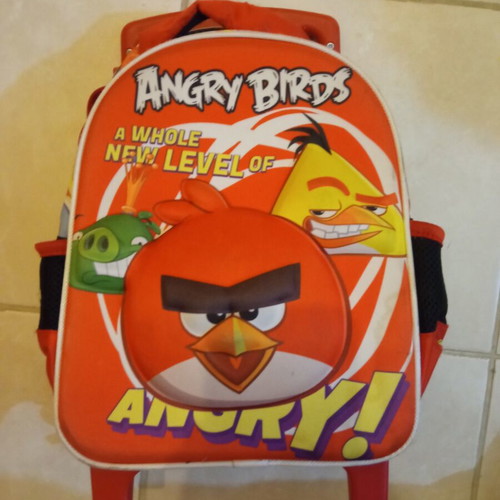 Angry Birds Kids School Bag like new