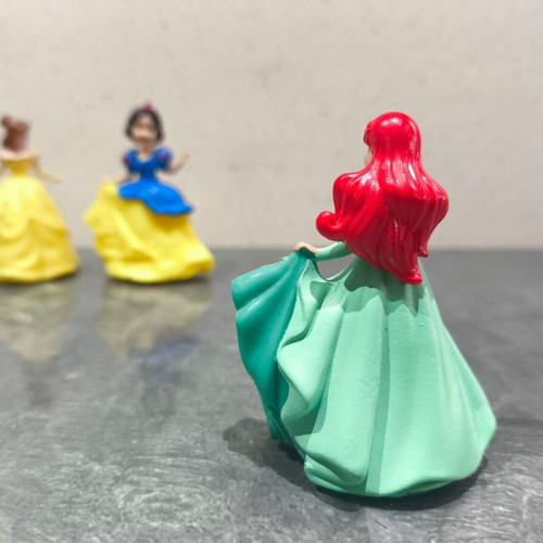 Disney Hasbro miniatures set of 3 princess figures like new