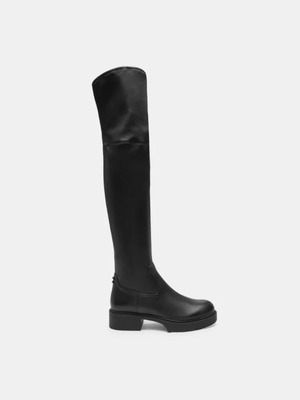 Coach Lisa over-the-knee boots, size 38, black