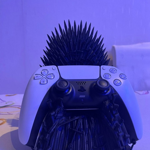 PS5 DualSense Controller Stand 3D Printed New Iron Throne Style
