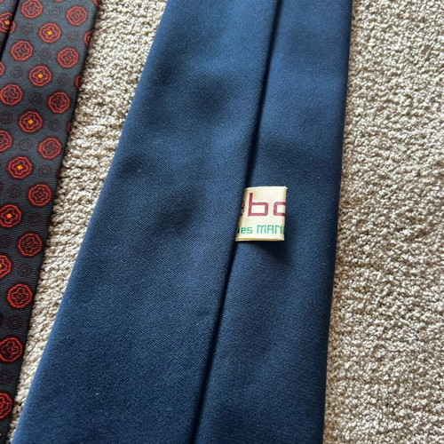 Set of 5 Manetti and other brand ties like new, multicolored