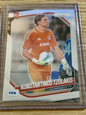 Konstantinos Tzolakis Olympiacos Panini RC 2025-26 Prizm card new