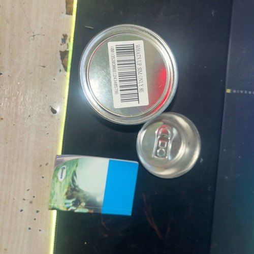What's Up (Cosmote) collectible metal tin used with leaflet