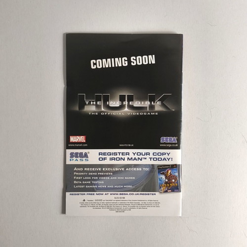 Iron Man The Official Videogame PS2 ръководство употребявано, английско издание