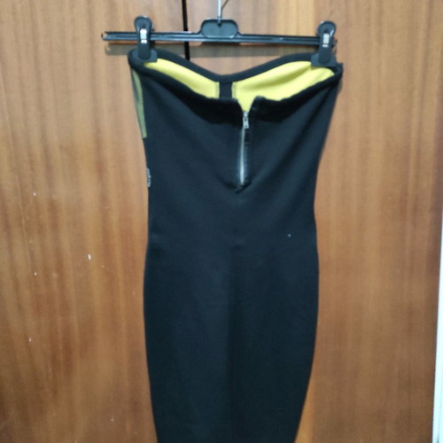 Strapless dress used, size small, black