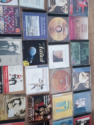Greek music CD collection, pack of 86, used