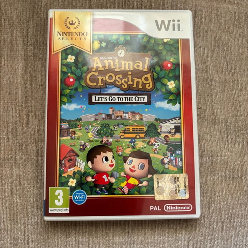 Animal Crossing Let's Go to the City Nintendo Wii game used, PAL