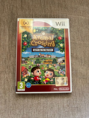 Animal Crossing Let's Go to the City Nintendo Wii game used, PAL