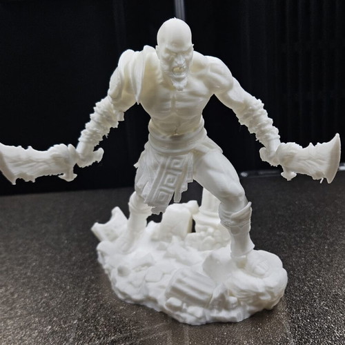 Kratos Ghost of Sparta φιγούρα 3D printed καινούργια, άσπρη, 17-20cm