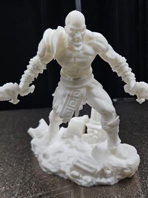 Kratos Ghost of Sparta φιγούρα 3D printed καινούργια, άσπρη, 17-20cm
