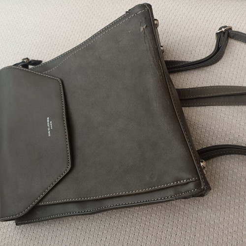 David Jones gray backpack used, spacious