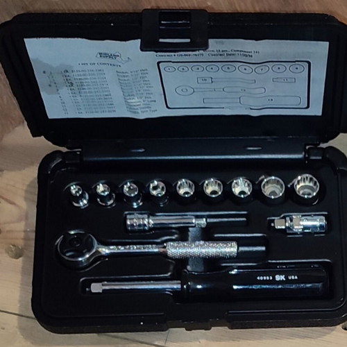 Vintage US Military Socket Set 1/4" New, US Made