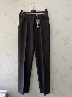 A-Style women's straight pants new, thin fabric, summer, gray