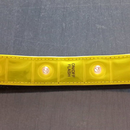 Dog collar set like new with phosphorescent light and leash