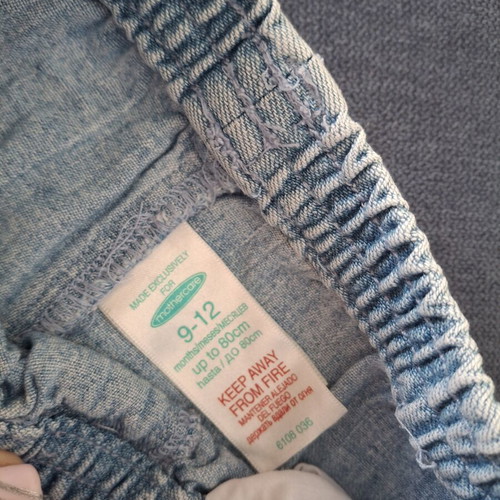 Mothercare baby denim shorts 9-12 months like new