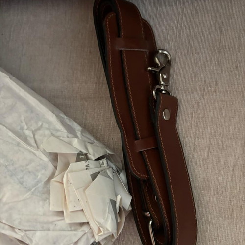 Leather bag brown like new, unused
