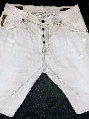 Lee Ανδρική Βερμούδα Γκρι Μεταχειρισμένη, Slim Fit, Μέγεθος M
