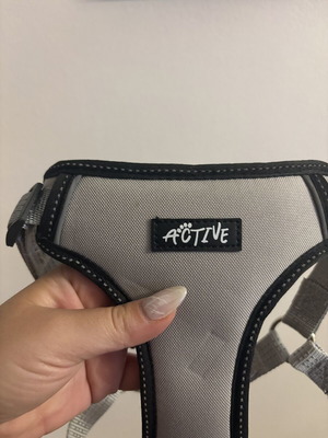 Dog Harness Active Medium Size Grey New