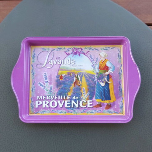 Metal sign used France Provence Marseille Clouet editions Marseille