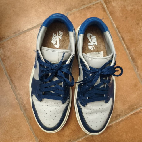 Nike Air Jordan 1 Elevate Low sneakers like new, white and blue