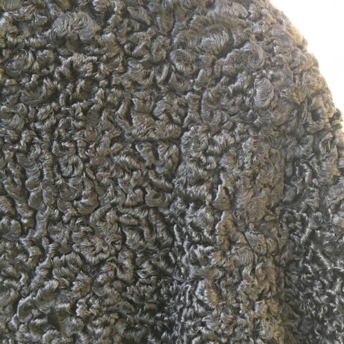 Astrakhan fur black like new