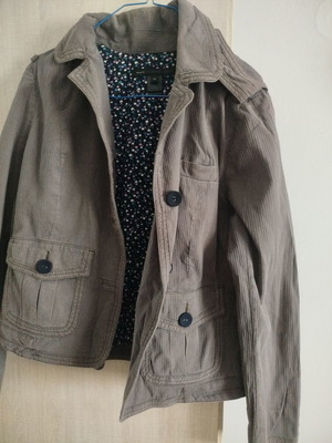 Marc Jacobs cotton jacket like new, brown, UK12
