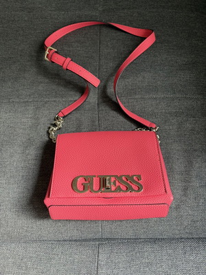 Guess women's shoulder bag pink like new