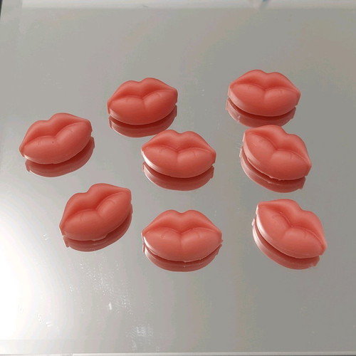 Wax Melts "Red Lips" new, Moroccan rose scent, pack of 10 handmade