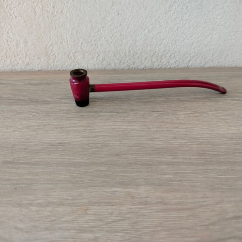 Pipe used, unknown material and origin, length 12.3cm