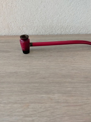 Pipe used, unknown material and origin, length 12.3cm