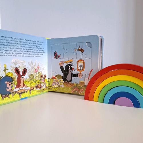 Der kleine Maulwurf Puzzlebuch children's book new, German