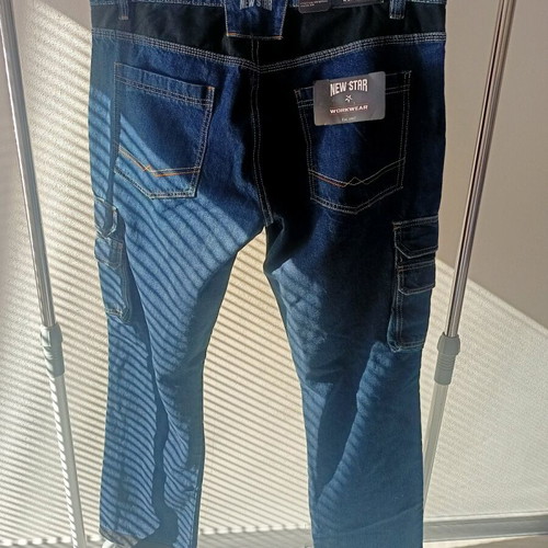 Εργασιακά καρό τζιν New Star Cordura καινούργια, μέγεθος L