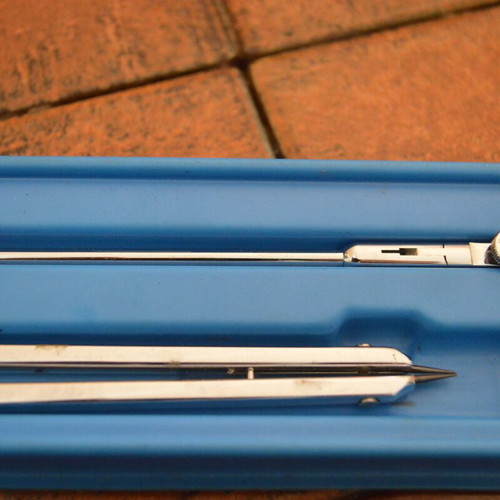 KERN Switzerland 2147 Swiss drafting compass set used