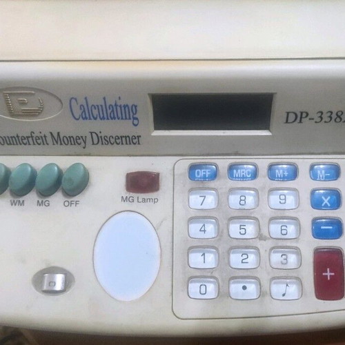 Calculating Counterfeit Money Discerner used
