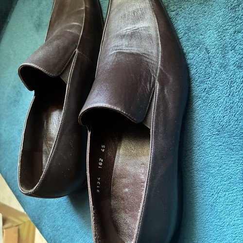 Moccasins like new, size 45, brown