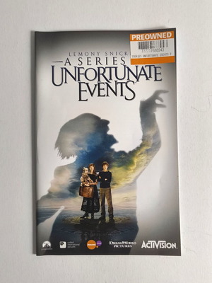 Lemony Snickets A Series Of Unfortunate Events PS2 ръководство употребявано английско издание